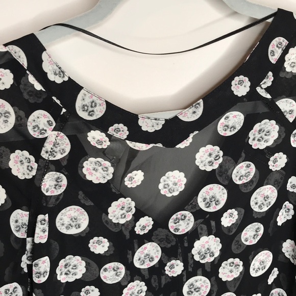 LC Lauren Conrad • Floral Blouse NWT - Picture 3 of 5